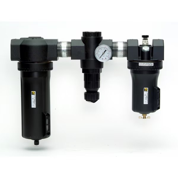 FRL3/4 MTL, E5, 0-150, TEE, Q, Master Pneumatic, Mfr#: BFRL189D-6E5HTQ
